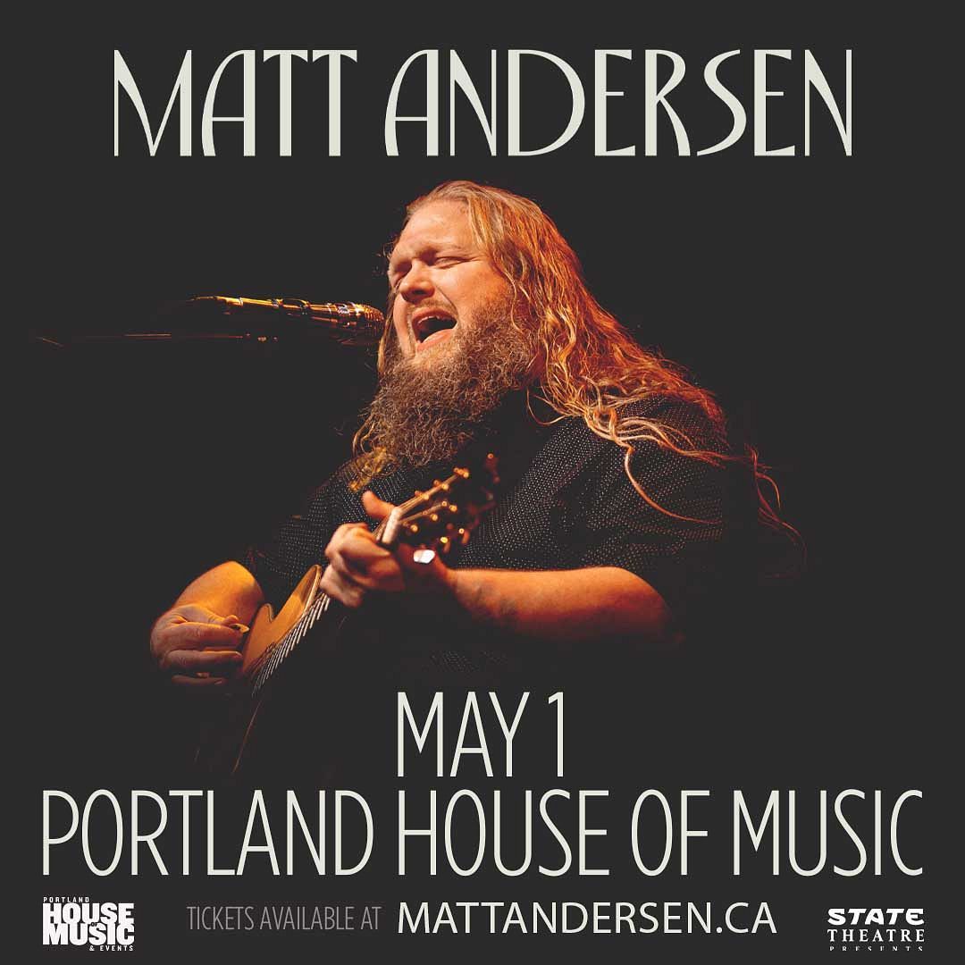 Matt Andersen at TCU Place, 24 February | Event in Saskatoon | AllEvents