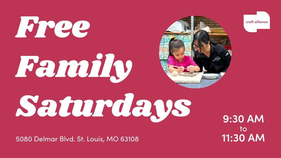 Free Family Saturdays, Craft Alliance, St. Louis, December 2 2023