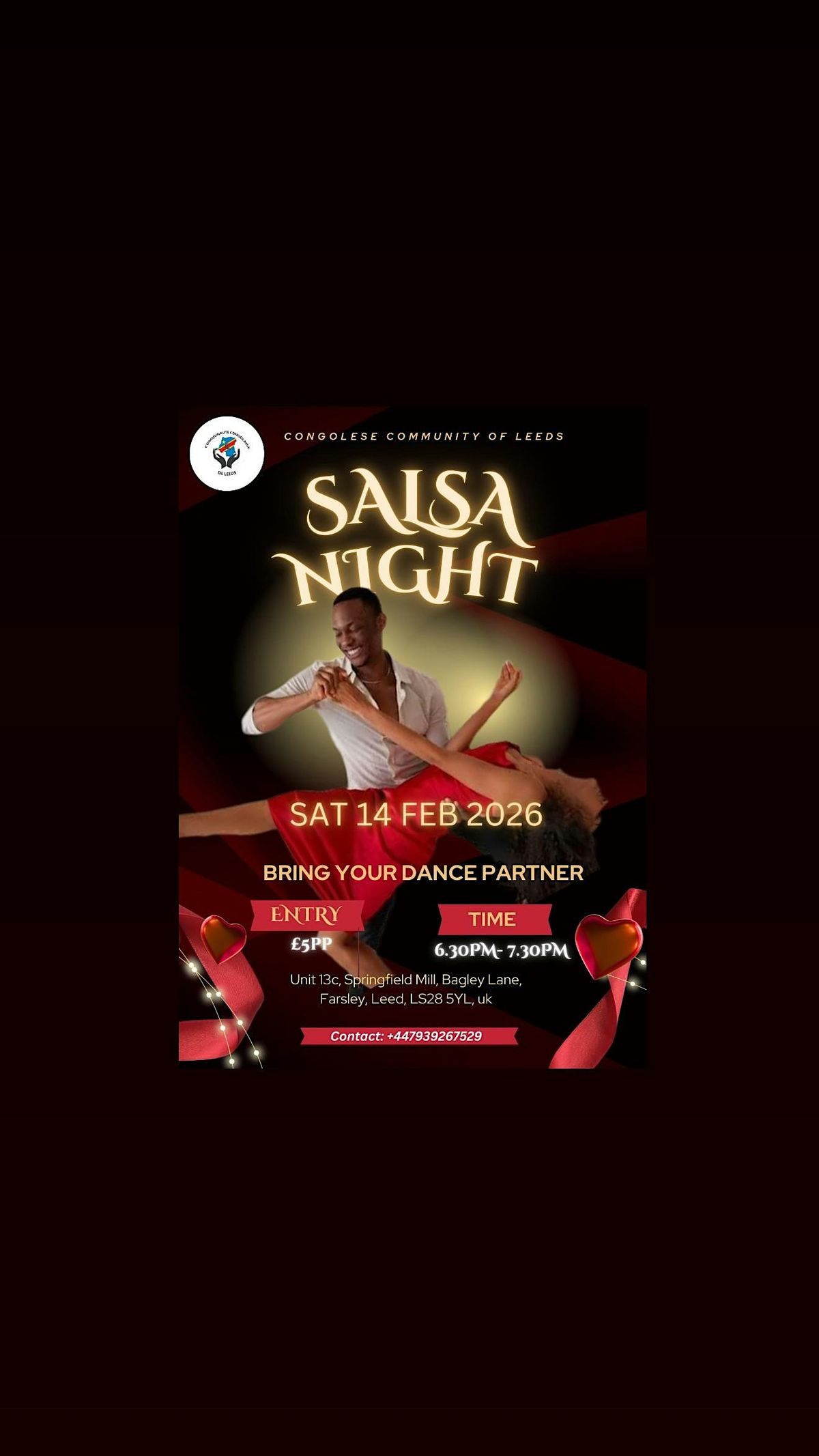 CCL Presents: Salsa Night!, 14 February | Event in Farsley | AllEvents