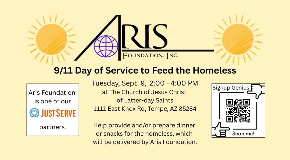 Community Service Day - Meals for the Homeless, 9 September | Event in Tempe | AllEvents