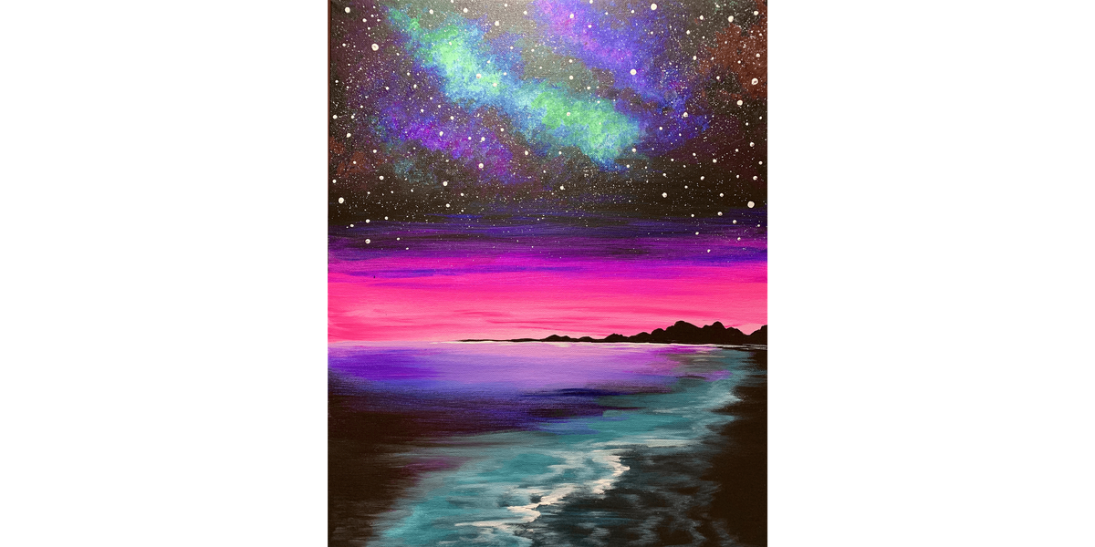 Galaxy Beach - Paint and Sip in Tyler | Classpop!™, 31 January | Event in Tyler | AllEvents