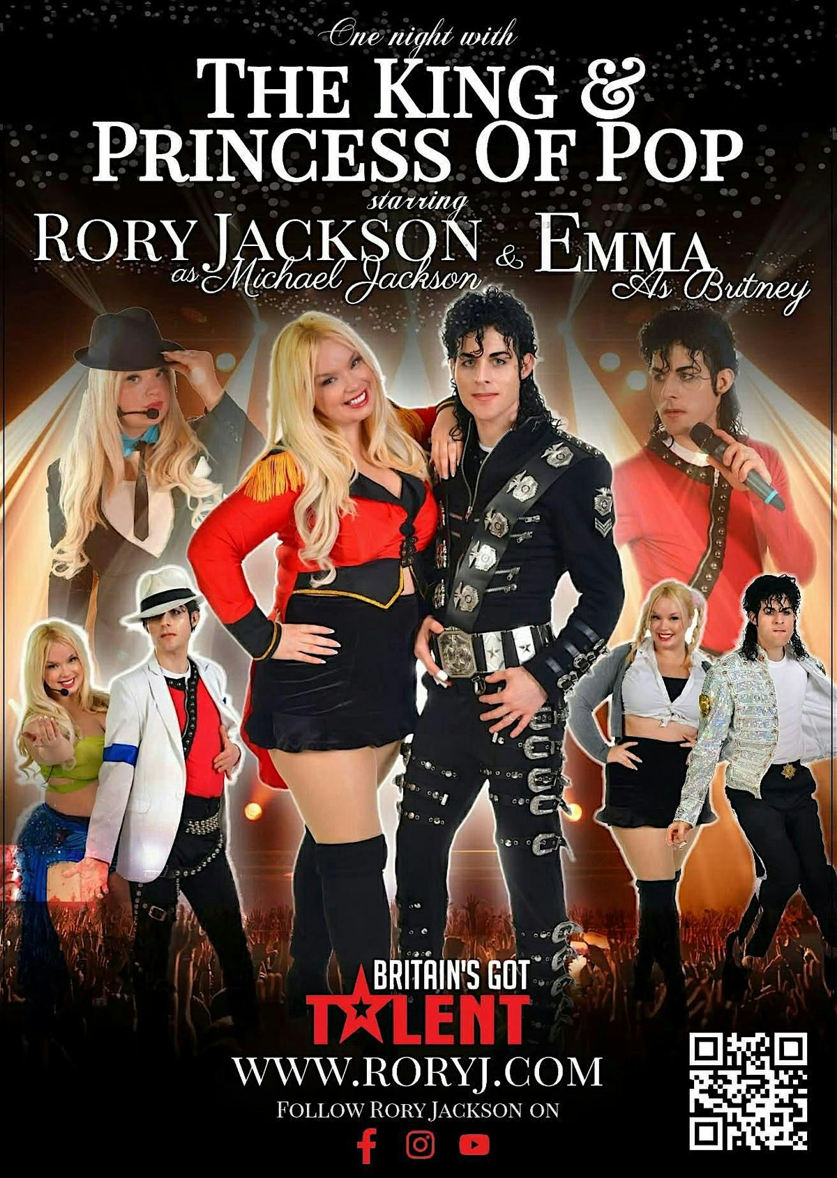 KING & PRINCESS OF POP - Rory Jackson as MICHAEL & Emma as BRITNEY ...