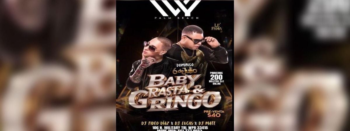 BABY RASTA & GRINGO, 6 July | Event in West Palm Beach | AllEvents