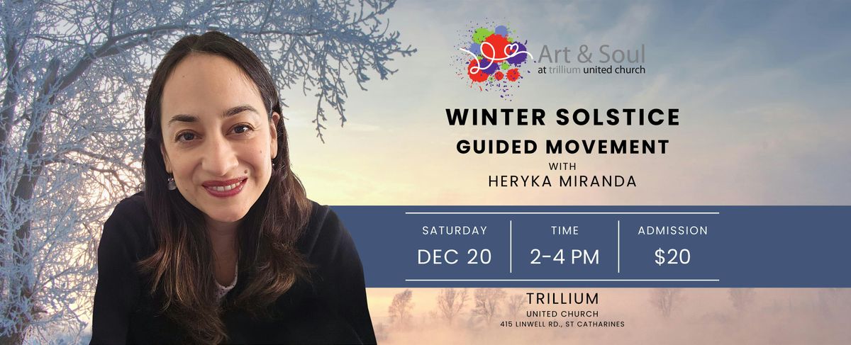 Winter Solstice: Guided Movement with Heryka Miranda, 20 December | Event in St. Catharines | AllEvents