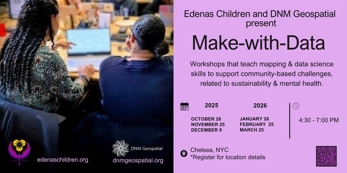 Make-With-Data: Mapping Mental Health, 25 February | Event in New York | AllEvents