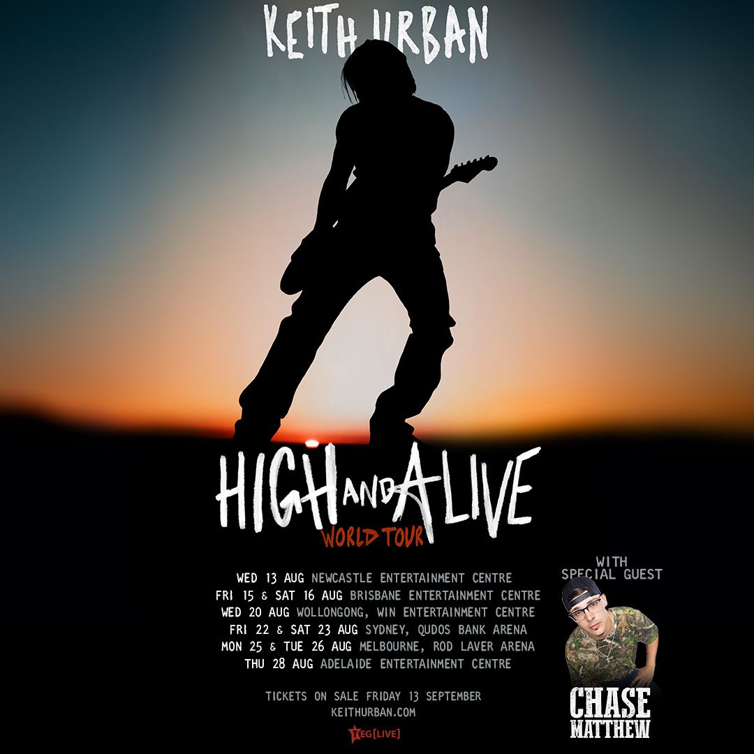 Keith Urban Melbourne Tickets, 25 August | Event in Melbourne | AllEvents