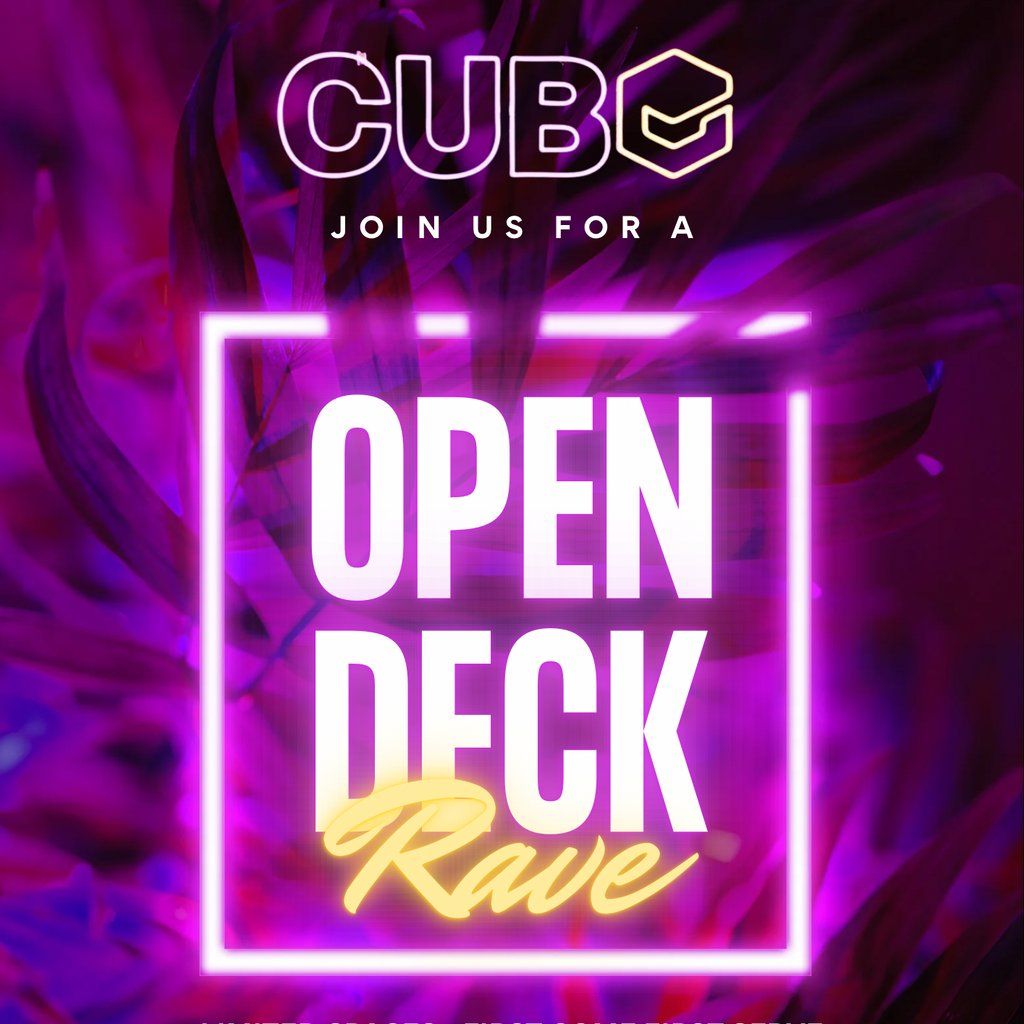 CUBE: Open Deck Rave (DNB, UKG, BASSLINE), The Cube Leicester, 5 ...