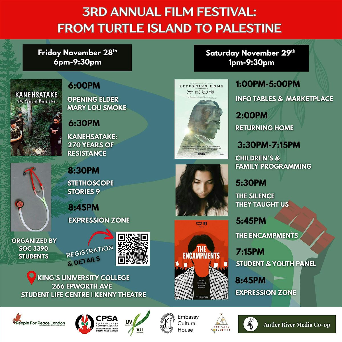 3rd Annual From Turtle Island to Palestine Film Festival | Event in London | AllEvents