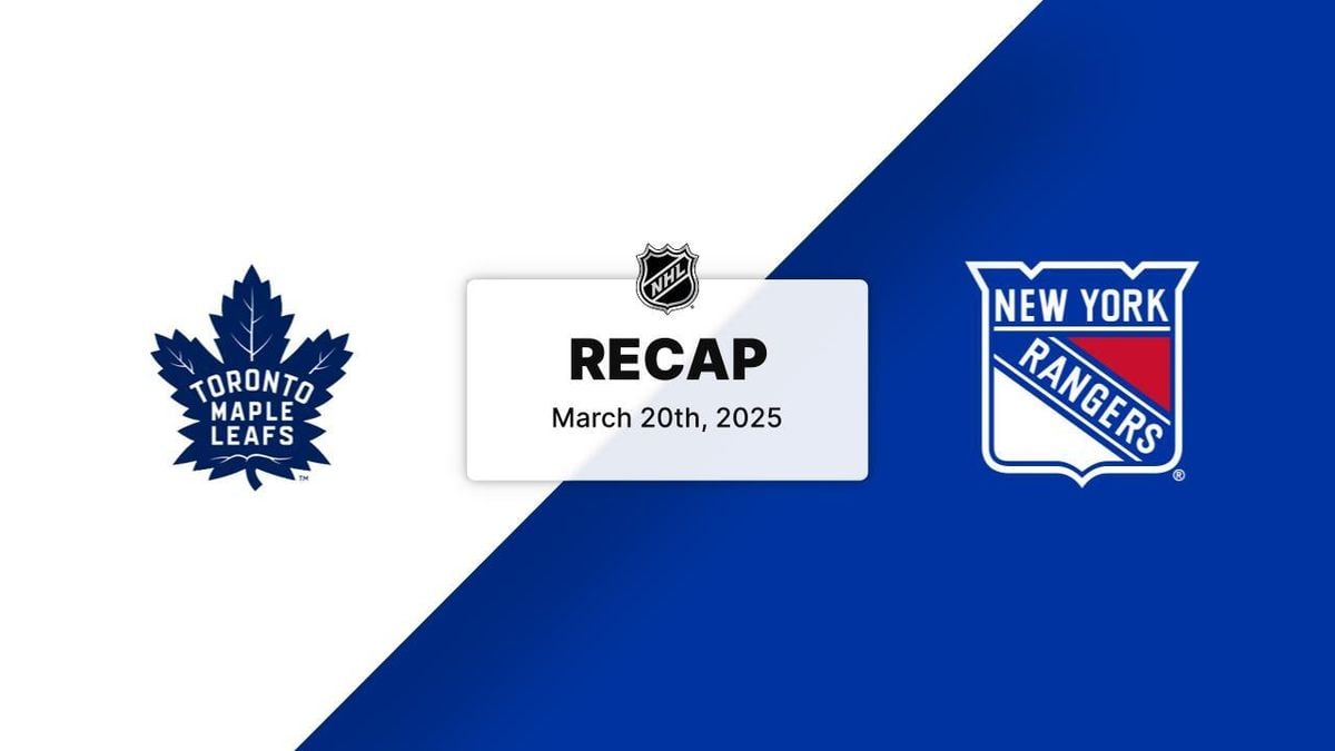 Toronto Maple Leafs vs. New York Rangers, 15 October | Event in Toronto | AllEvents