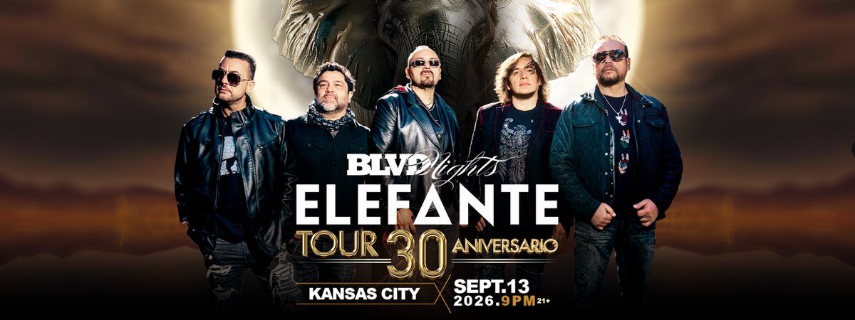 ELEFANTE EN KANSAS CITY, 13 September | Event in Kansas City | AllEvents