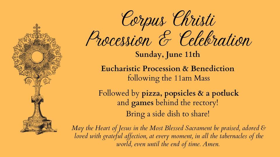 Corpus Christi Procession & Celebration, St. Wendelin Parish, Fostoria