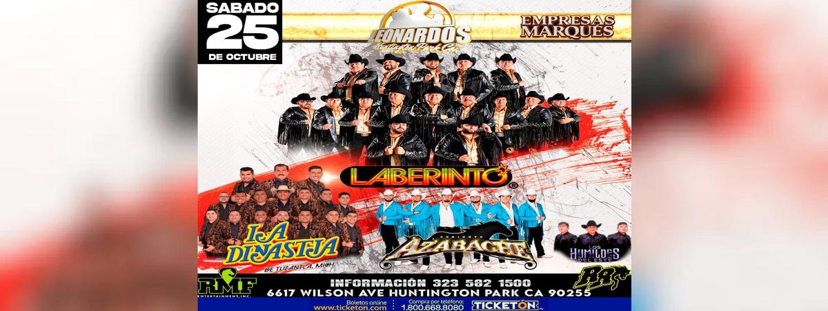 LABERINTO, CONJUNTO AZABACHE & MAS, 25 October | Event in Florence | AllEvents