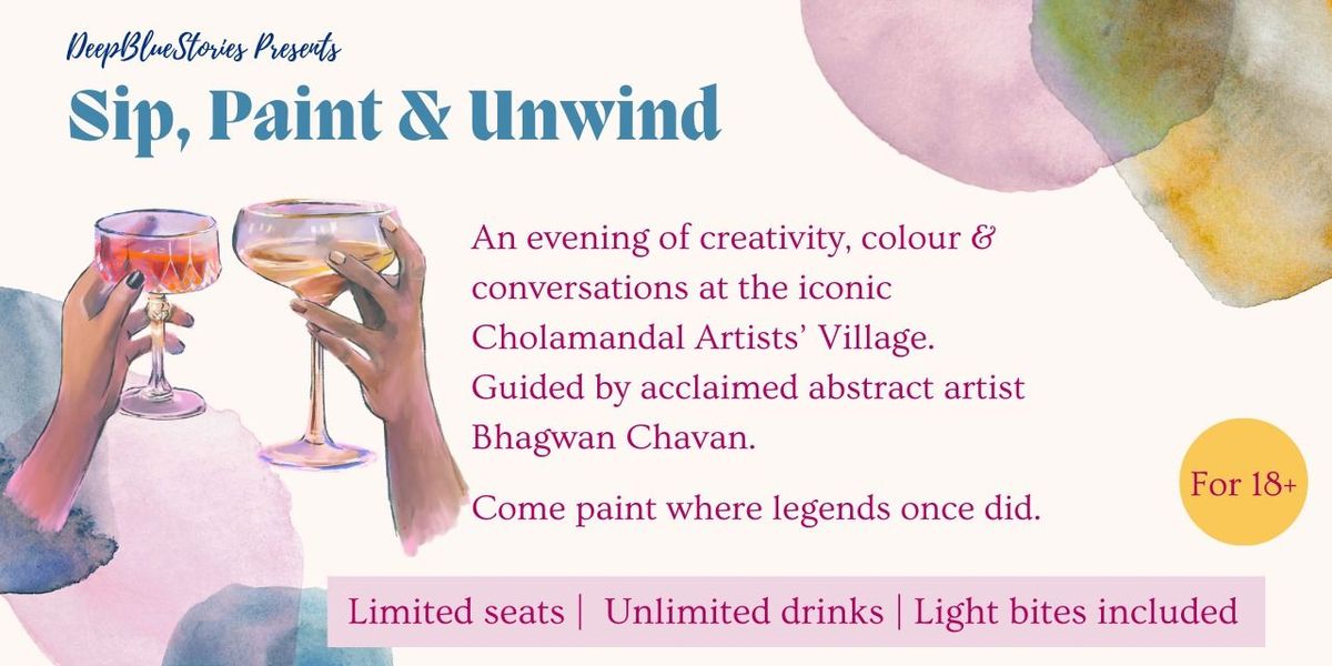 Sip, Paint & Unwind, 26 July | Event in Chennai | AllEvents