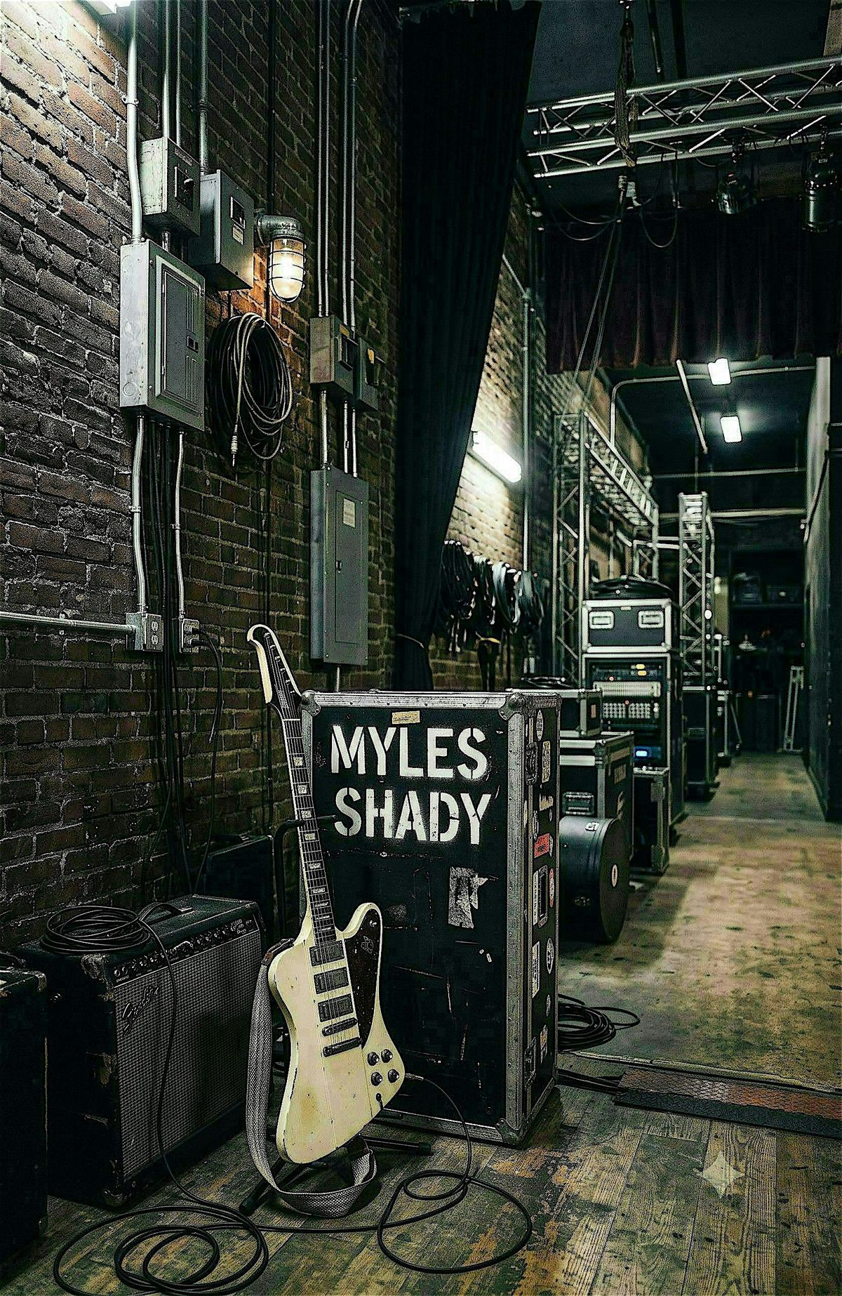 Myles Shady, playing at The Old City Station Pub, Nanaimo