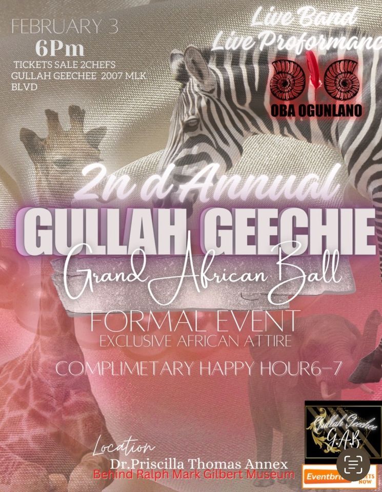 Savannah-Chatham 2nd Annual Gullah Geechee Grand African Ball, Ralph ...