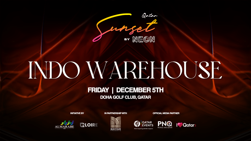 Indowarehouse live in Doha, 5 December | Event in Doha | AllEvents