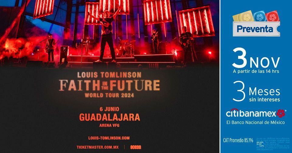 Louis Tomlinson GDL, Arena VFG, Guadalajara, June 6 2024 AllEvents.in