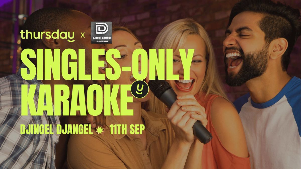 Thursday | Singles Karaoke Evening at Djingel Djangel | Antwerp, 11 September | Event in Antwerp | AllEvents