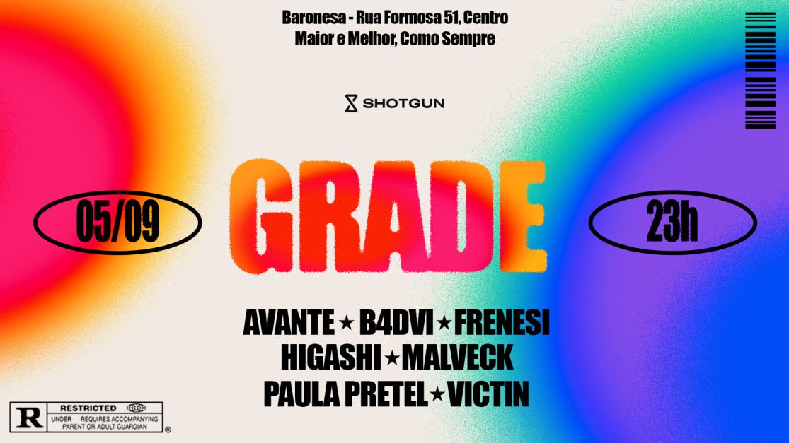 Grade Vol. 9 in São Paulo, 5 September | Event in São Paulo | AllEvents