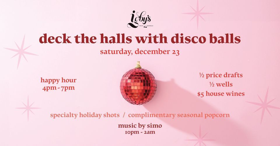 Deck the Halls with Disco Balls, Igby's, Cincinnati, December 23 to December 24 AllEvents.in