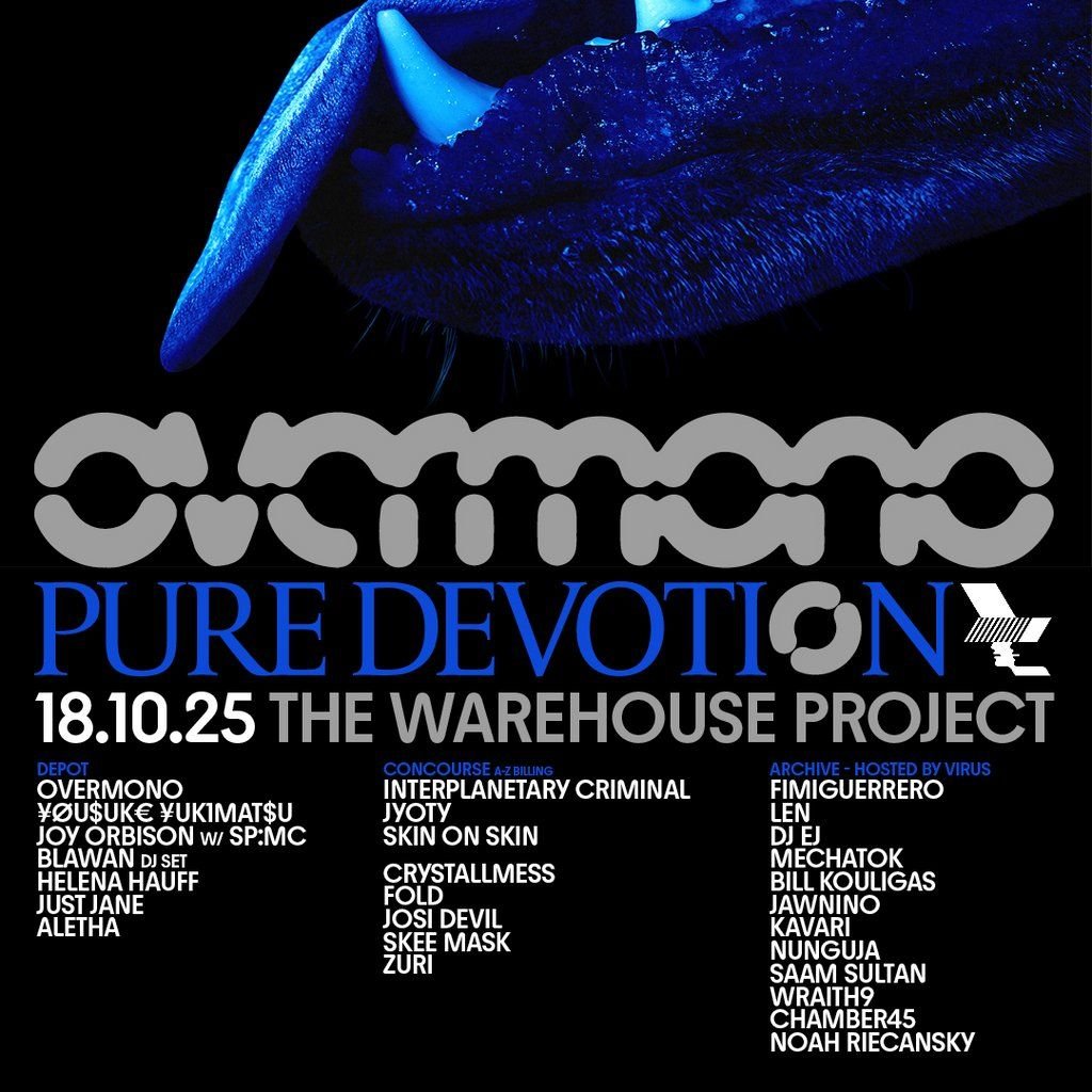 OVERMONO, 18 October | Event in Manchester | AllEvents