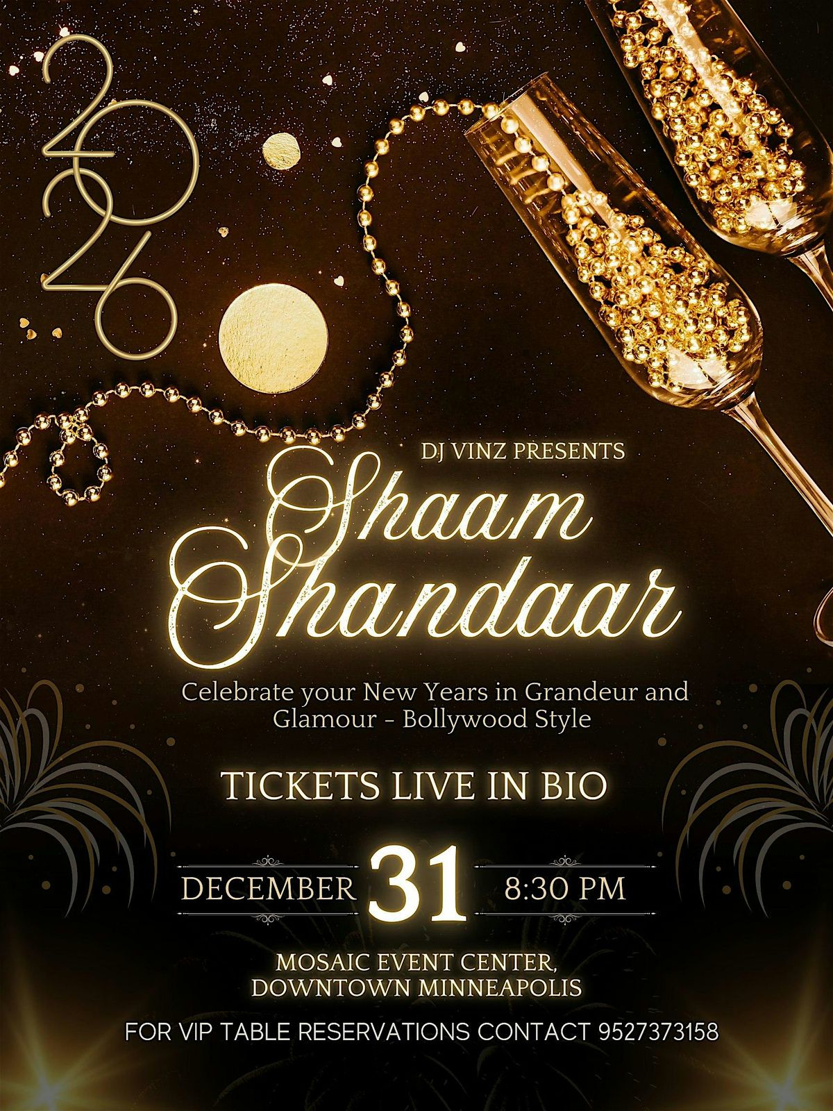 Shaam Shandaar Again, 31 December | Event in Minneapolis | AllEvents