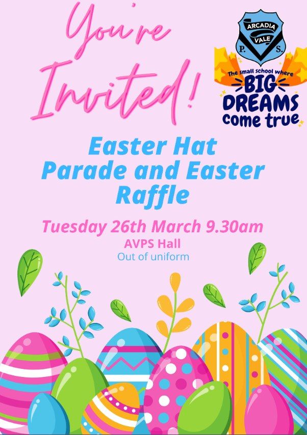 Hat Raffle Image Easter Hat Parade & Easter Raffle, Glade St , Arcadia Vale, NSW ...