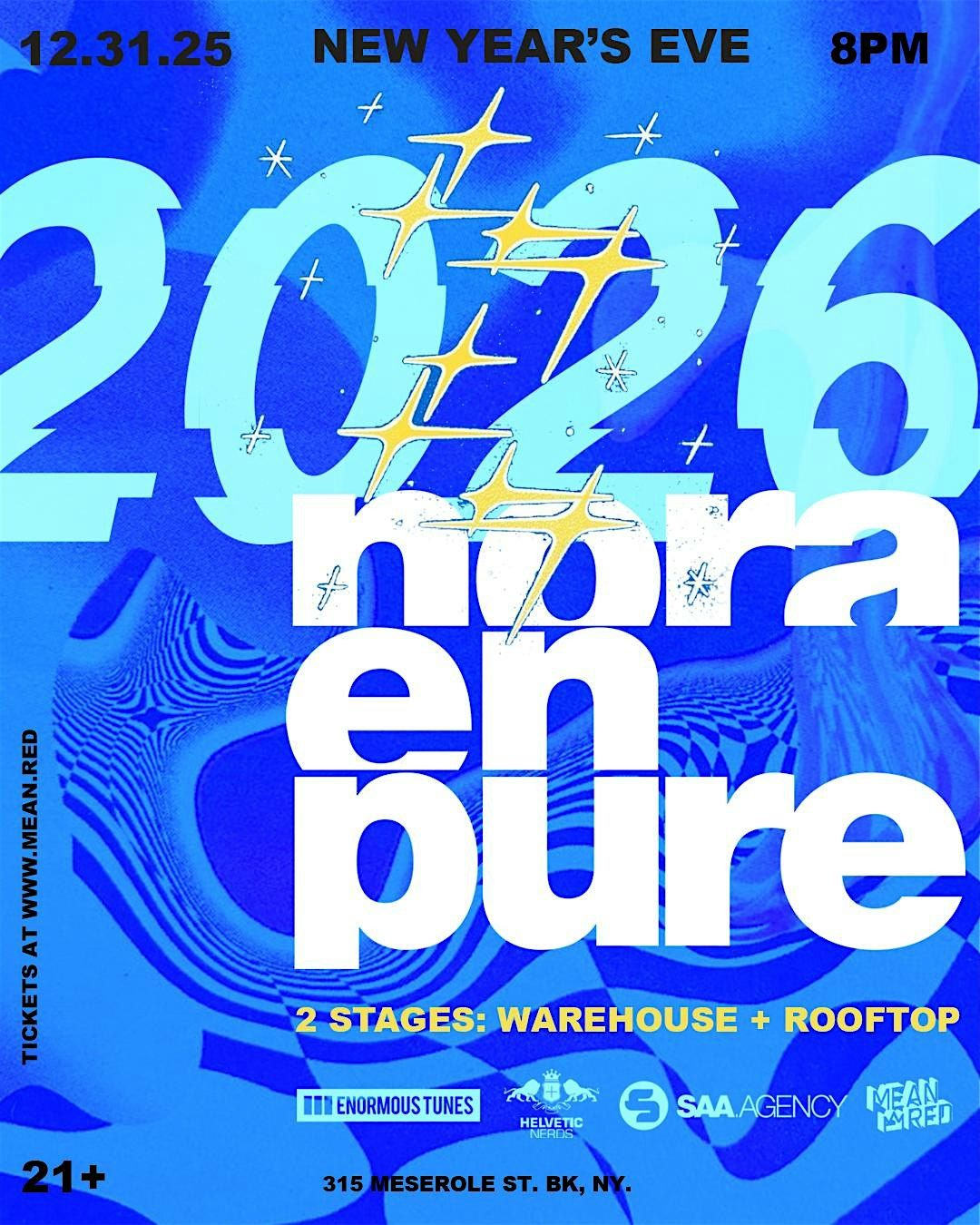 Nora En Pure, 31 December | Event in Brooklyn | AllEvents