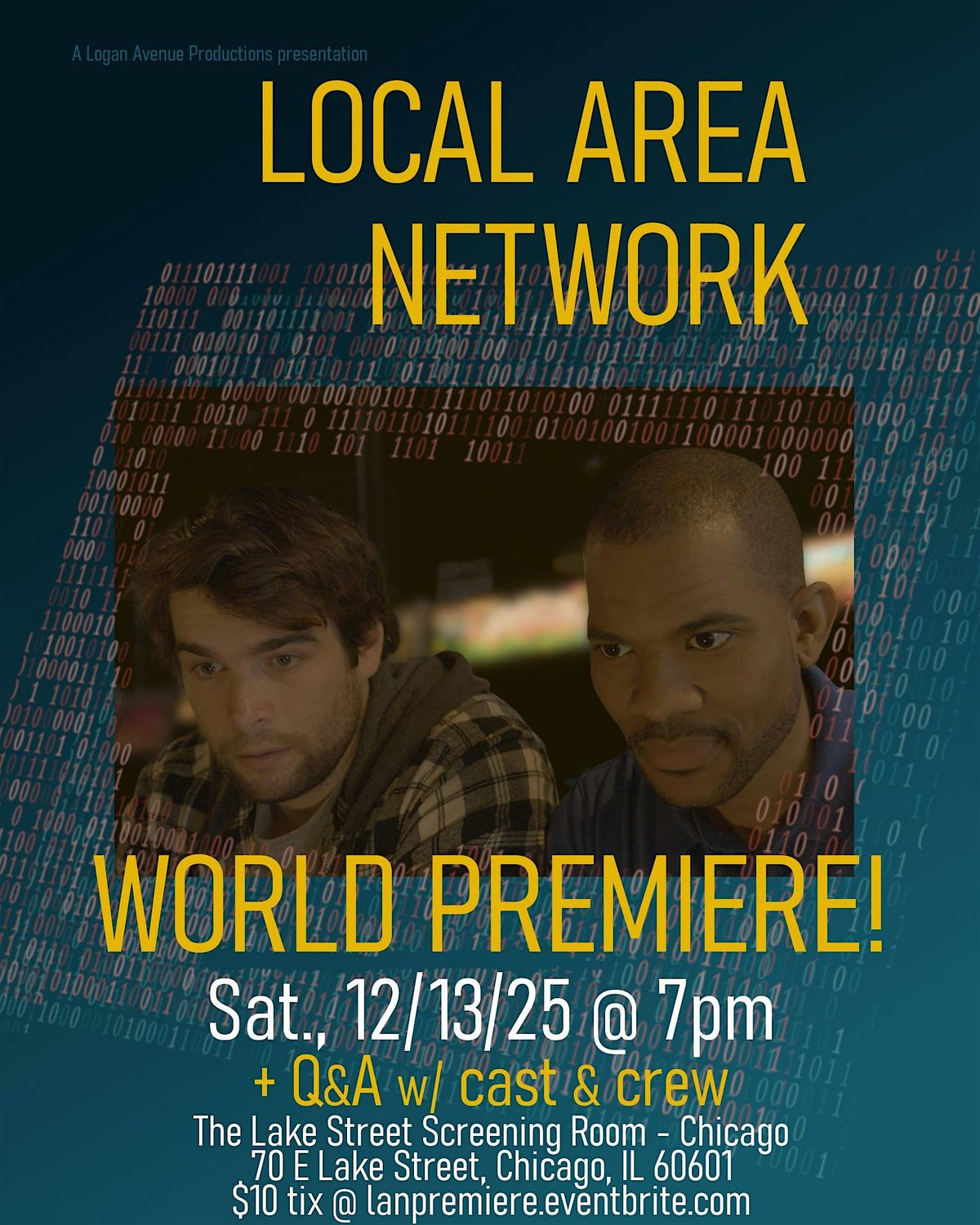 Local Area Network World Premiere - Chicago! Sat., 12/13/25 @ 7pm, 13 December | Event in Chicago | AllEvents
