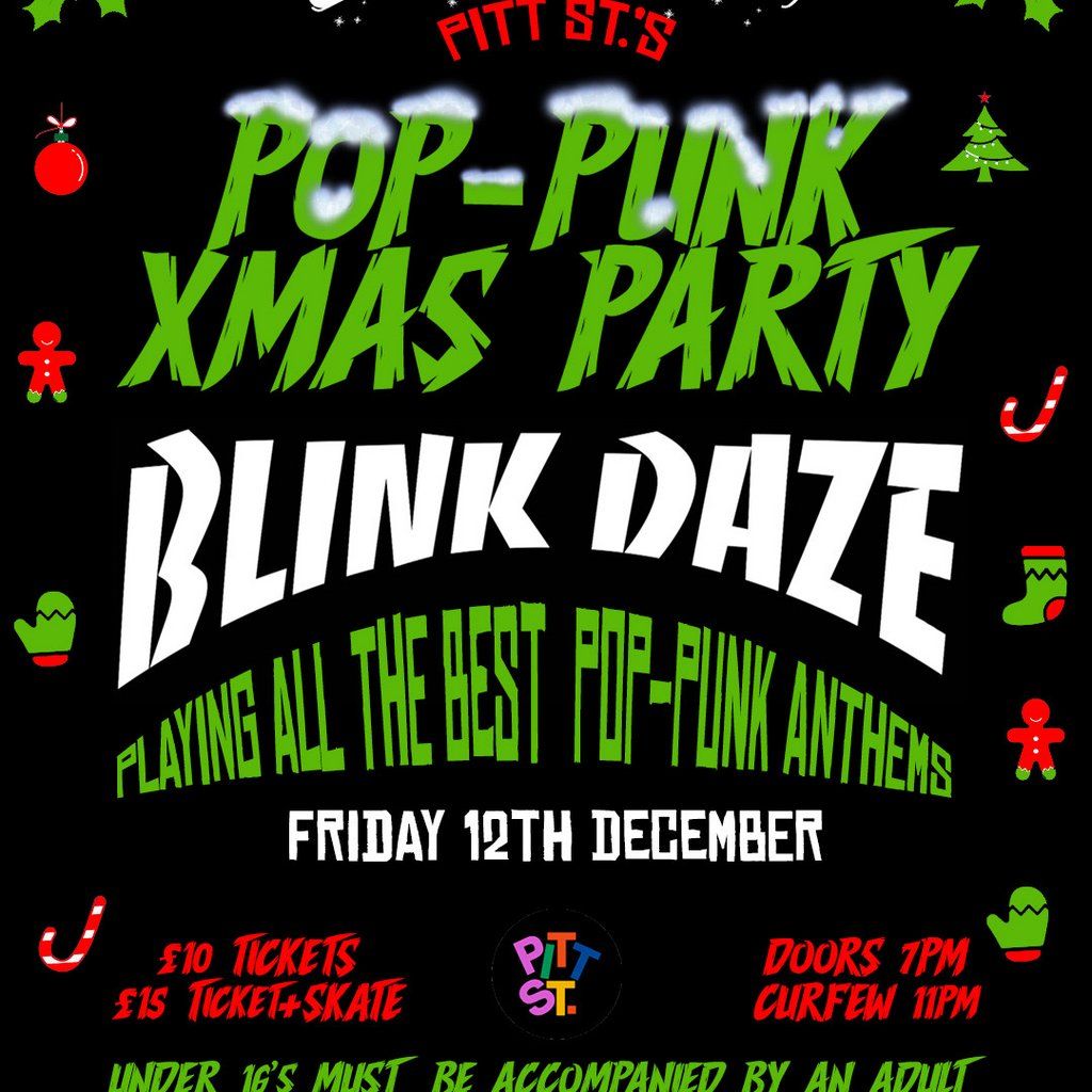 Pitt St.'s Pop-Punk Xmas Party w. BLINK DAZE, 12 December | Event in Portsmouth | AllEvents