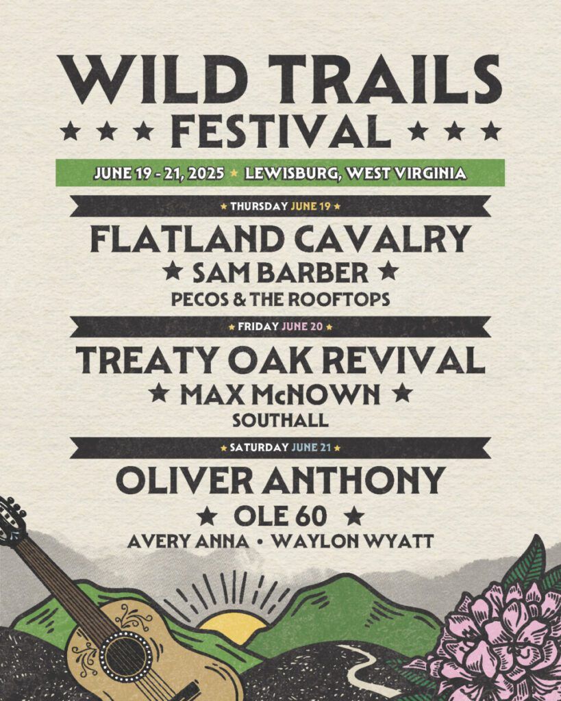 Wild Trails Festival: Treaty Oak Revival  Max McNown & Southall - Friday, 19 June | Event in Lewisburg