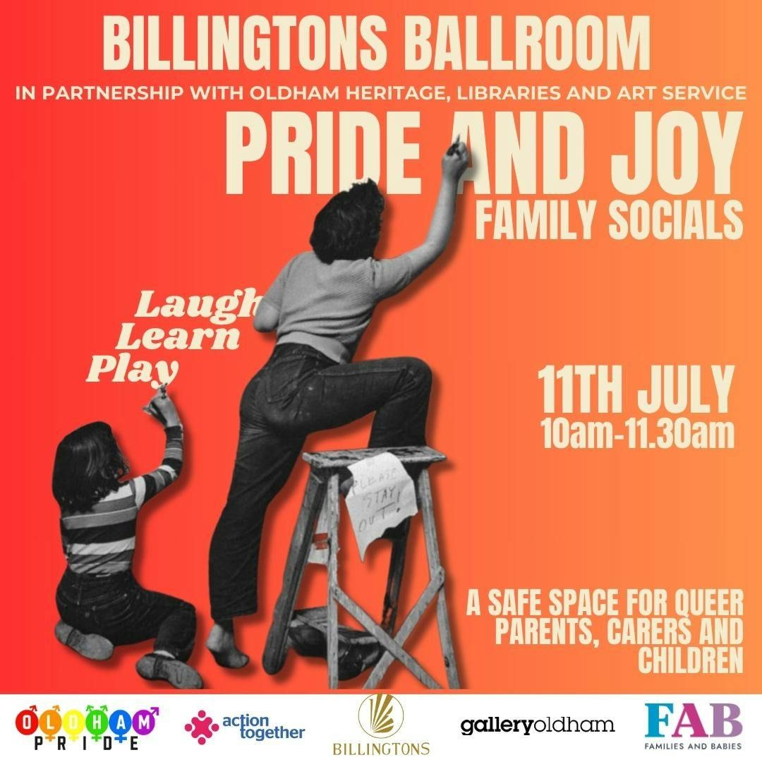 Pride &amp; Joy Family Social, 11 July | Event in Oldham | AllEvents