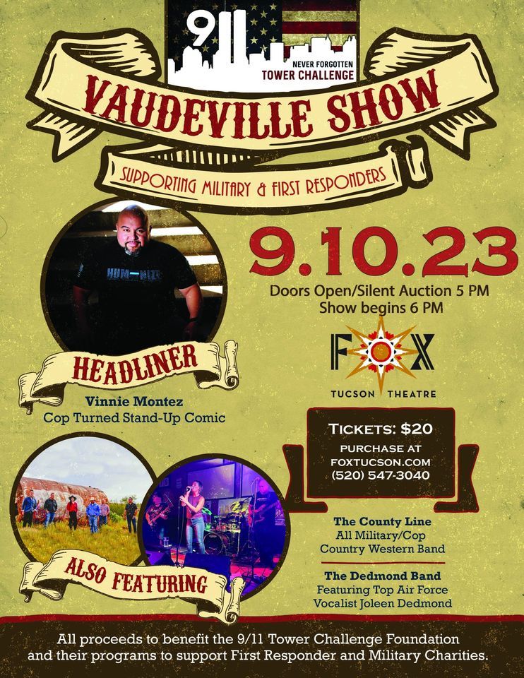 Pre Event Vaudeville Show, Fox Theater, Oro Valley, September 10 2023
