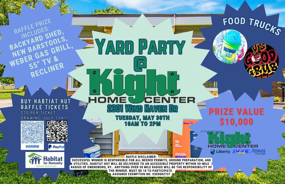 Yard Party at Kight Home Center, Kight Home Center (Owensboro, KY), May