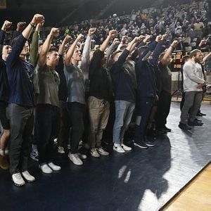Parking Army Black Knights at Navy Midshipmen Wrestling