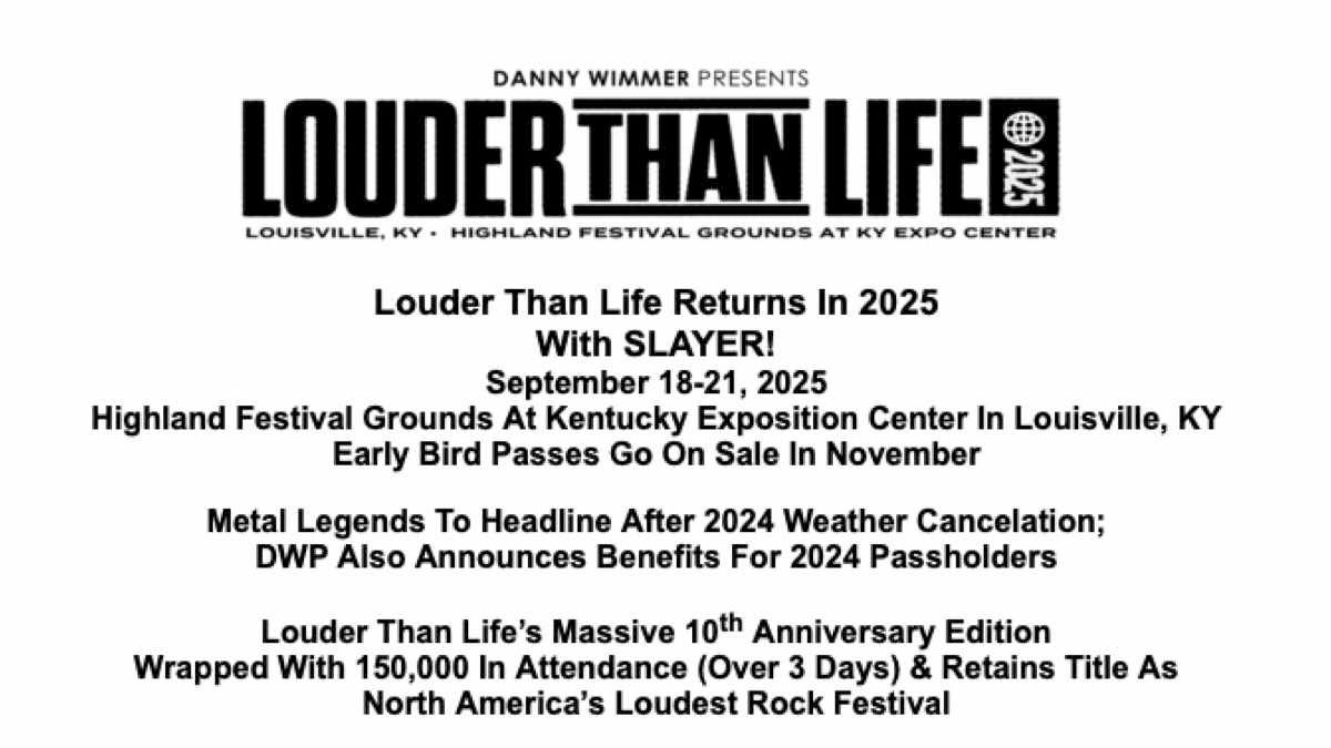 Louder Than Life - Friday, 18 September | Event in Louisville | AllEvents
