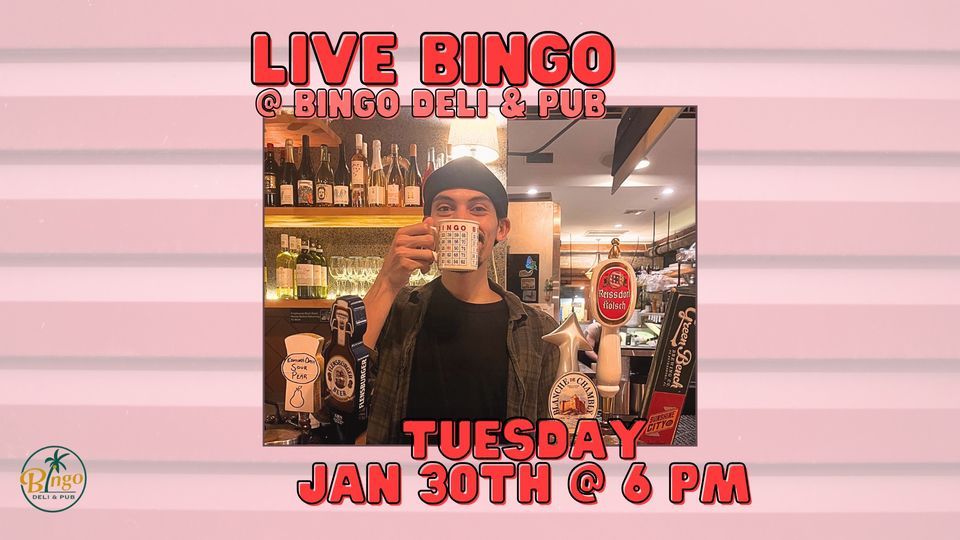 Live bingo at bingo bingo deli pub gainesville january 30 2024