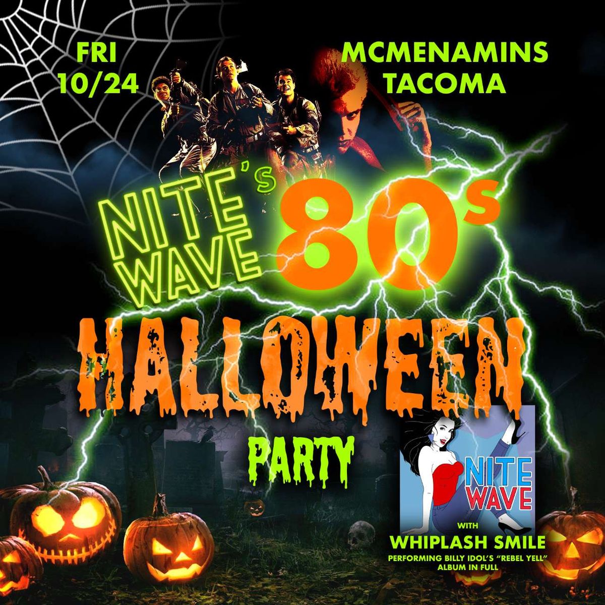Nite Wave's '80s Halloween Party, 23 October | Event in Tacoma | AllEvents