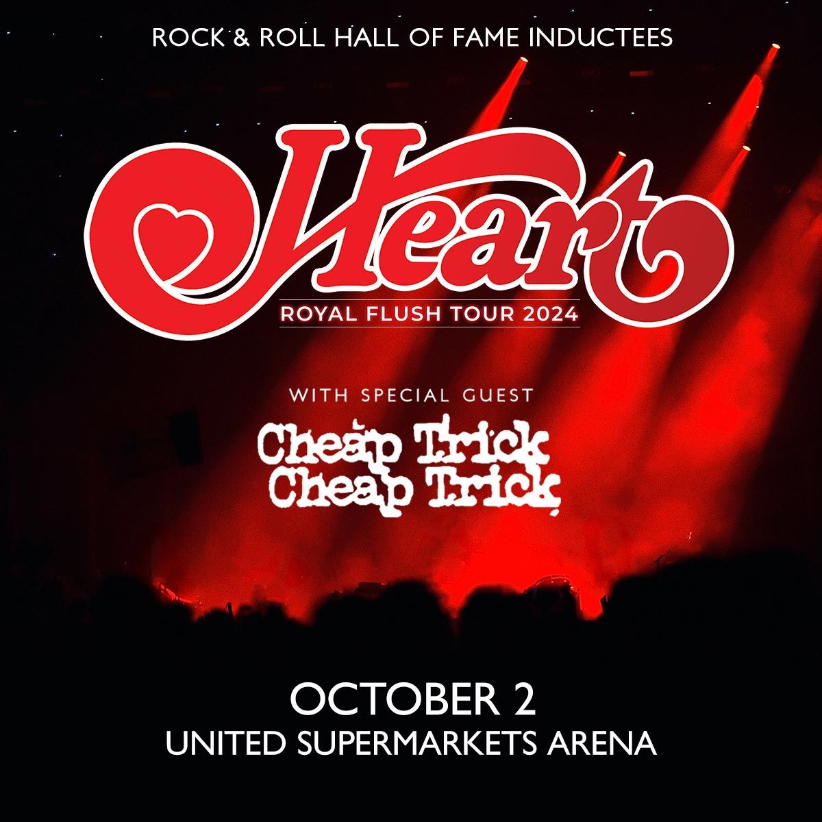 Heart at EJ Thomas Hall, 26 August | Event in Akron | AllEvents