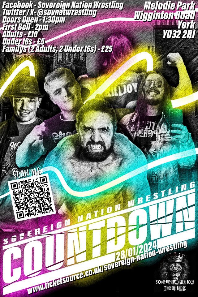 Sovereign Nation Wrestling COUNTDOWN, Melodie Park, York, January 28