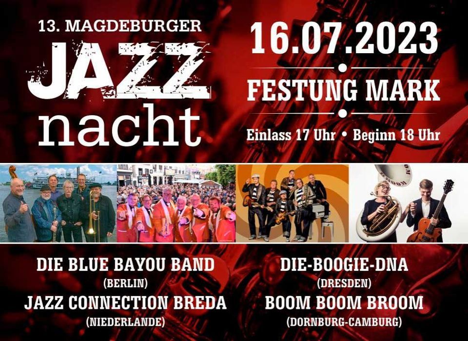 13. Magdeburger Jazznacht am 16. Juli 2023 in der Festung Mark, Festung