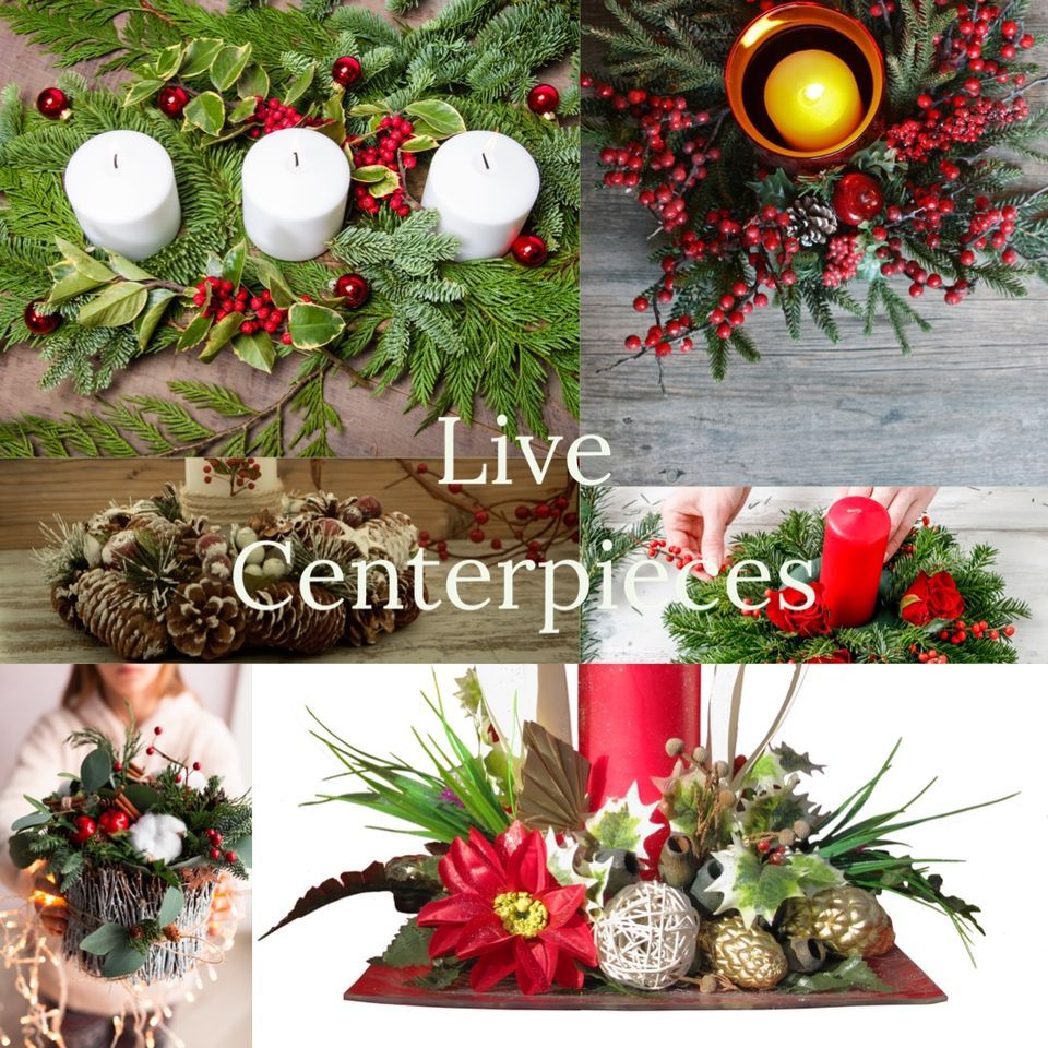 Live Christmas Centerpiece Class, 119 Caldwell RD Castle Rock WA 98611