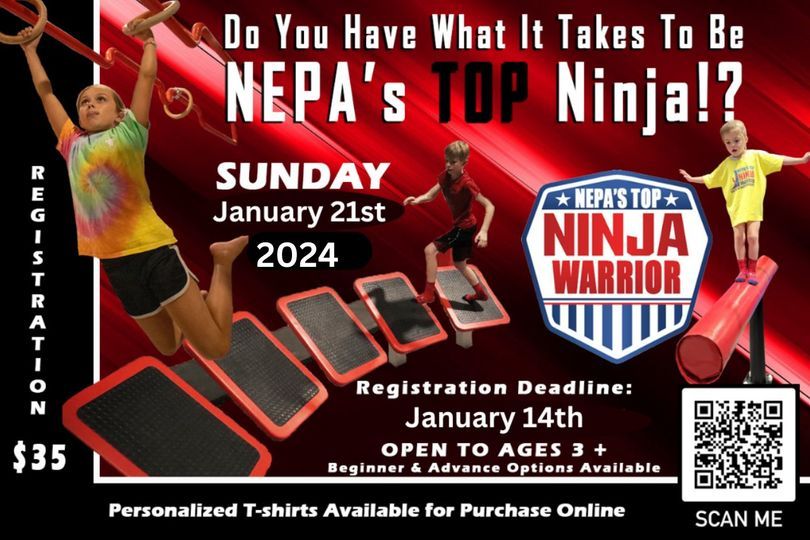 NEPA TOP NINJA WARRIOR, United Sports Academy Ninja Nook, Carbondale