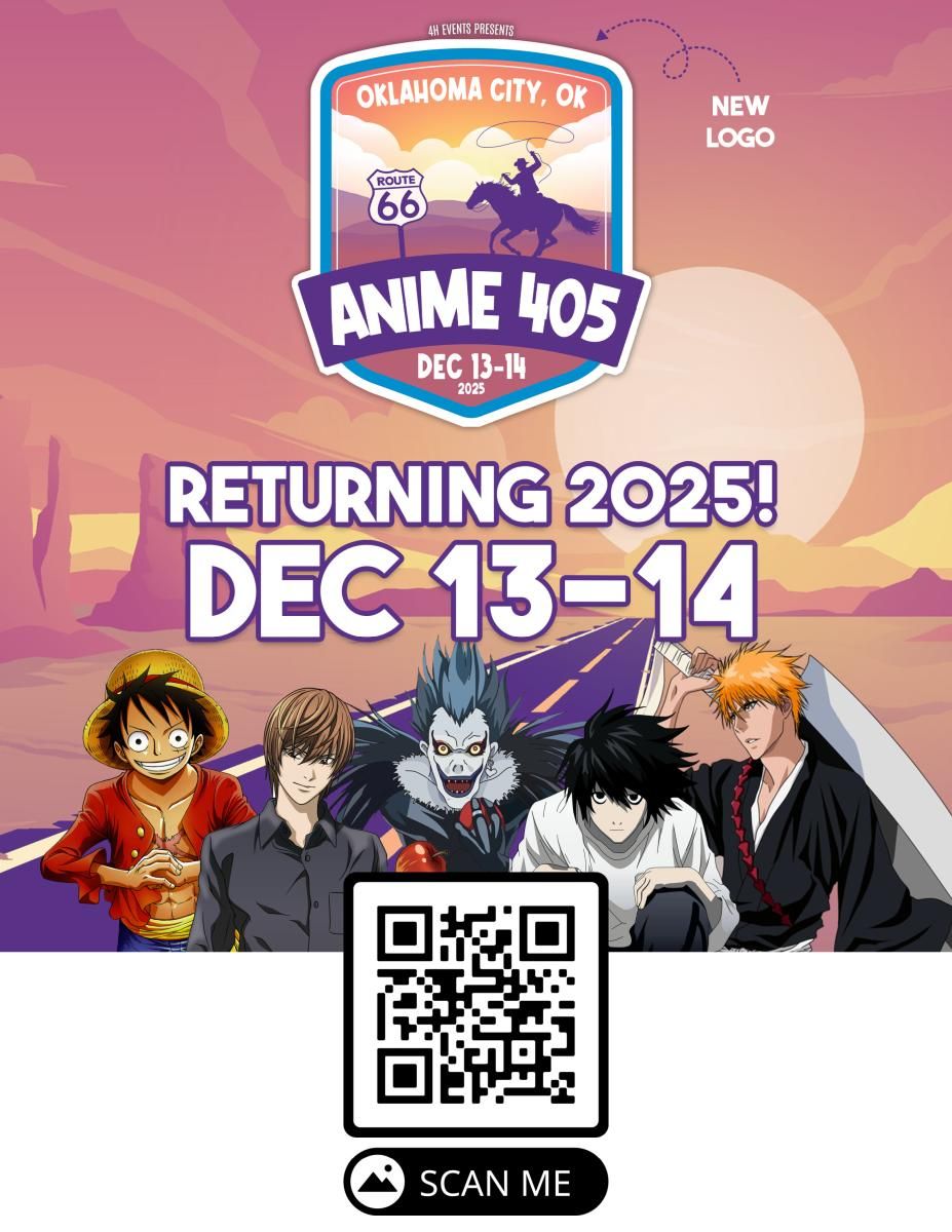 Anime 405, 12 December | Event in Oklahoma City | AllEvents