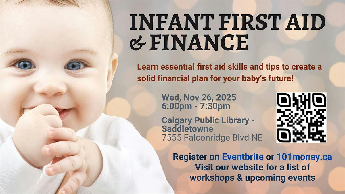 Infant First Aid & Finance, 26 November | Event in Calgary | AllEvents