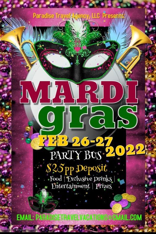 Mardi Gras Turnaround Bus 2022 8 Canal St New Orleans La 70130 1601 United States 26 February To 27 February Parade Schedule 2022 New Orleans