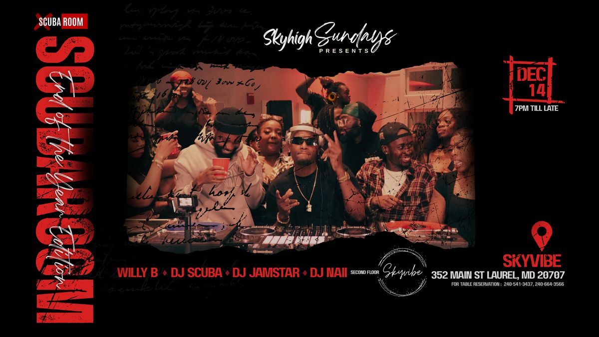 SCUBAROOM: End of The Year Edition, 14 December | Event in Laurel | AllEvents