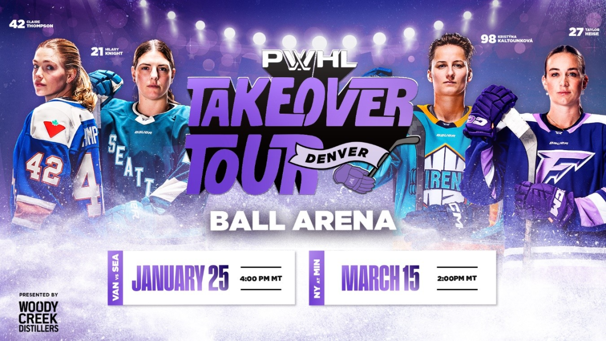 PWHL Takeover Tour: New York Sirens vs Minnesota Frost, 15 March | Event in Denver | AllEvents