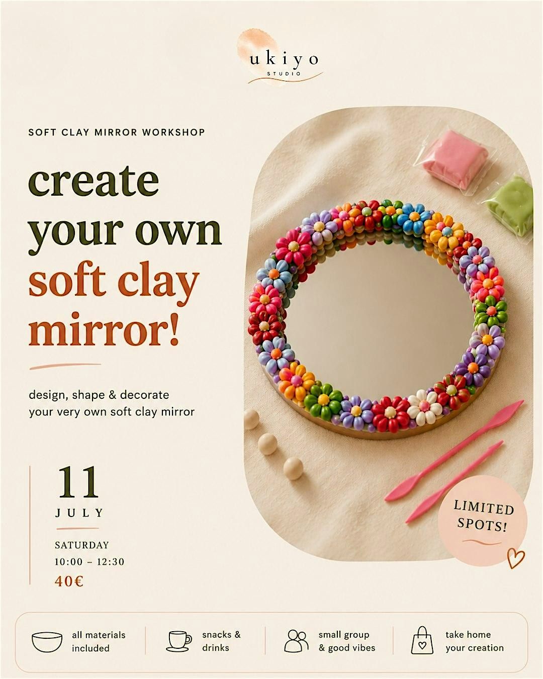 Soft Clay Mirror Workshop