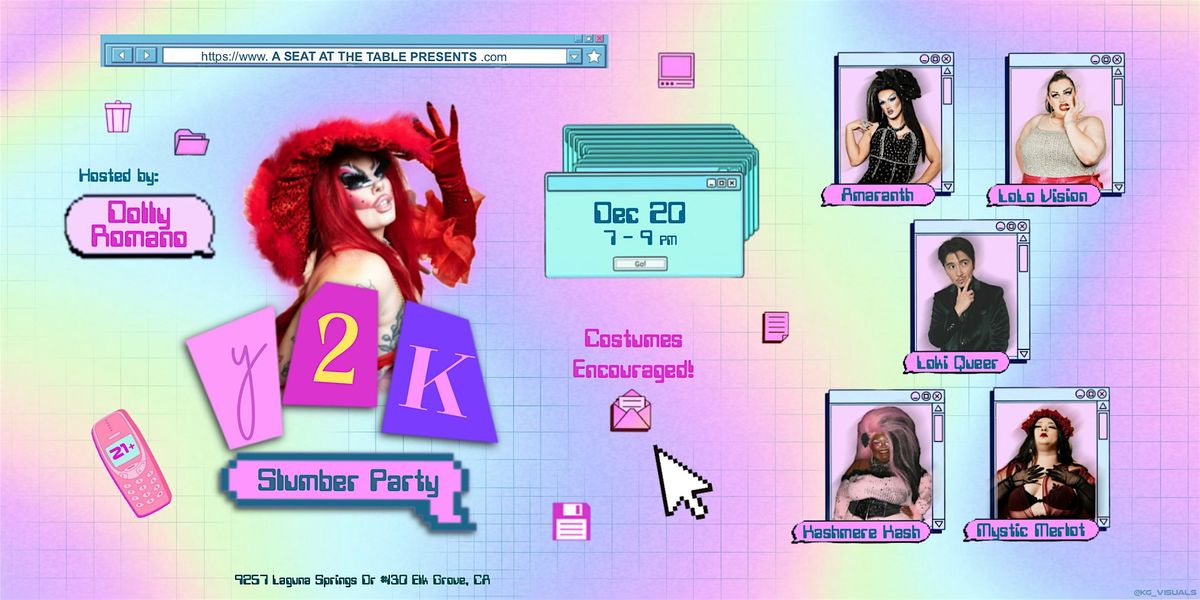 Y2K Slumber Party Drag Show, 20 December | Event in Elk Grove | AllEvents